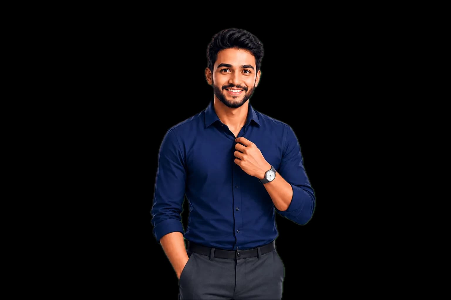 Lakshit — a happy ChatSyncs customer laughing while chatting with the AI assistant